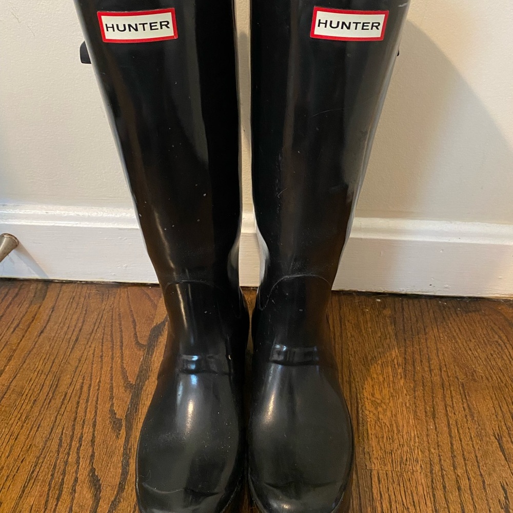 Women's Original Tall Gloss Rain Boots Size 8.5